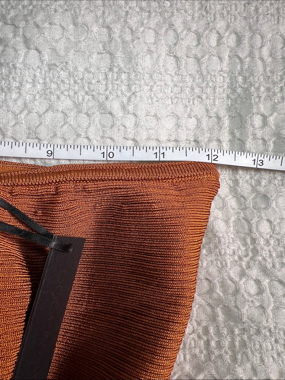 House of Harlow 1960 Rust One-Shoulder Knit Dress - Picture 4 of 11